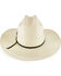 Resistol Kid's Elastic Fit Straw Cowboy Hat, Natural, hi-res