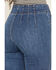 Image #4 - Sneak Peek Women's Dark Wash Pull-On Stretch Flare Jeans, , hi-res