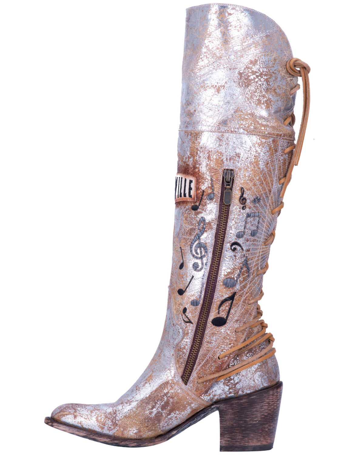 lace up cowboy boots