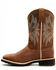 Image #3 - Shyanne Women's Xero Gravity Calyx Western Performance Boots - Broad Square Toe, Brown, hi-res