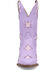 Image #4 - Dingo Women's Starburst Western Booties - Round Toe, Purple, hi-res