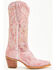 Image #2 - Dan Post Women's Cherry Bomb Tall Western Boot - Snip Toe, Pink, hi-res