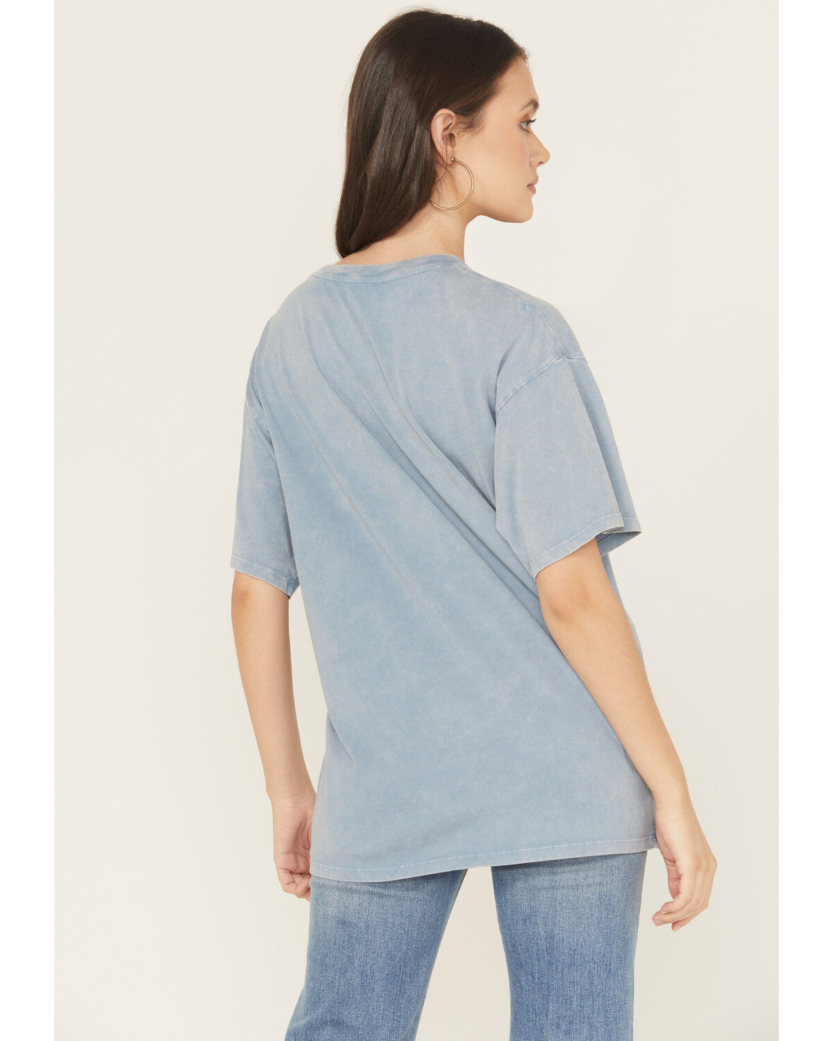 Image #4 - Rock & Roll Denim Women's Rodeo Guitar Short Sleeve Graphic Tee, Blue, hi-res