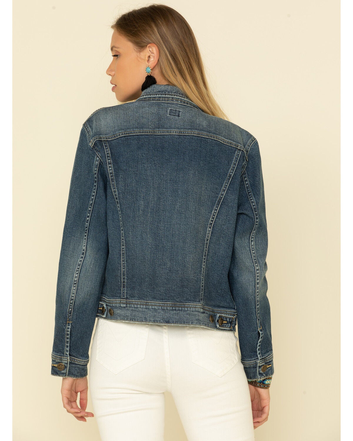 Image #5 - Lee Women's Dark Wash Rider Denim Jacket , , hi-res