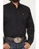 Image #3 - Cinch Men's Moose Print Long Sleeve Button-Down Western Shirt, Black, hi-res