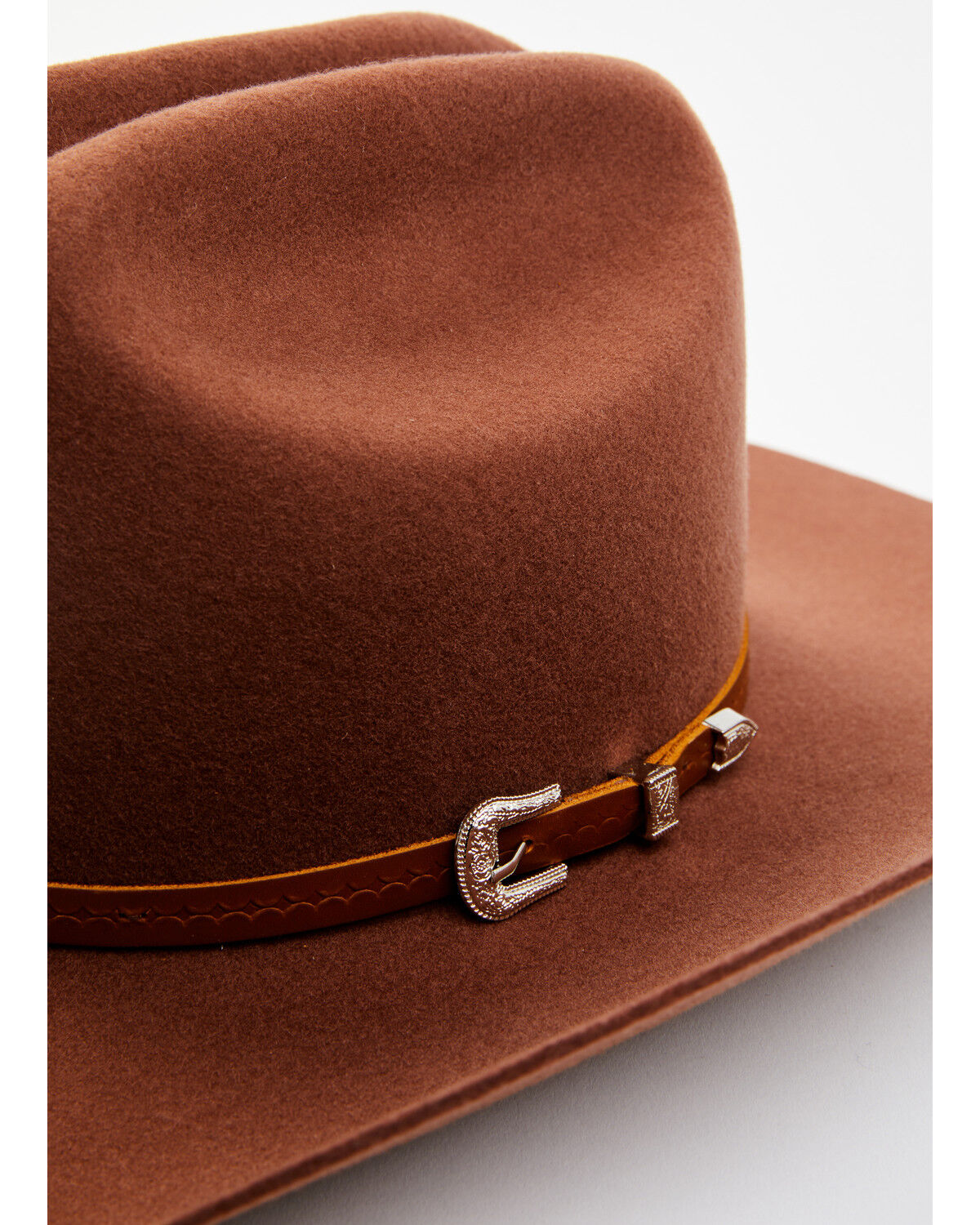 Image #2 - Shyanne Women's Felt Cowboy Hat, Brown, hi-res
