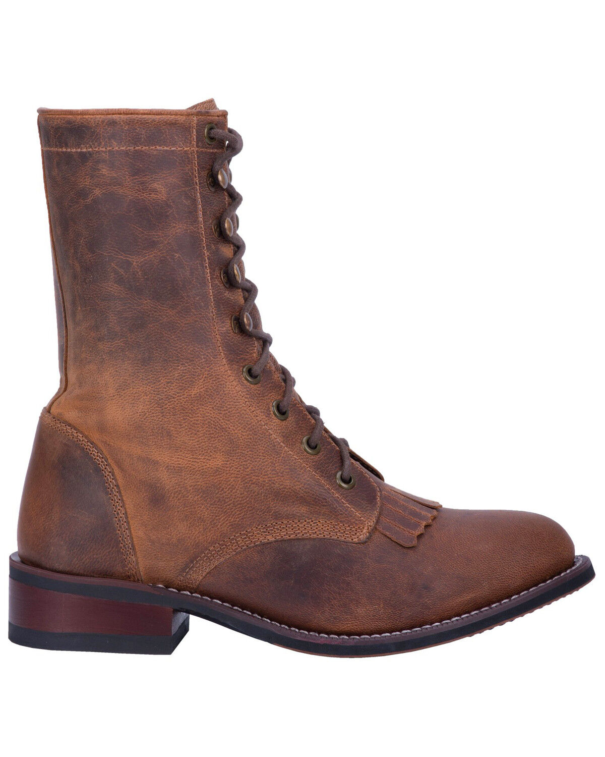 Image #2 - Laredo Women's Sara Rose Lace-Up Western Boots - Round Toe, , hi-res