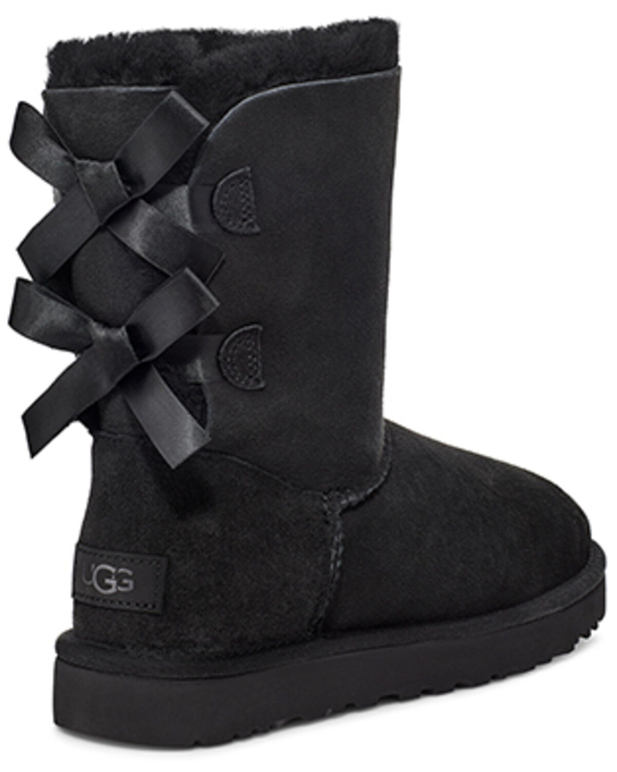 Image #4 - UGG Women's Bailey Bow II Boot, Black, hi-res