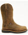 Image #2 - Cody James Men's USA Pull-On Work Boots - Composite Toe, Brown, hi-res