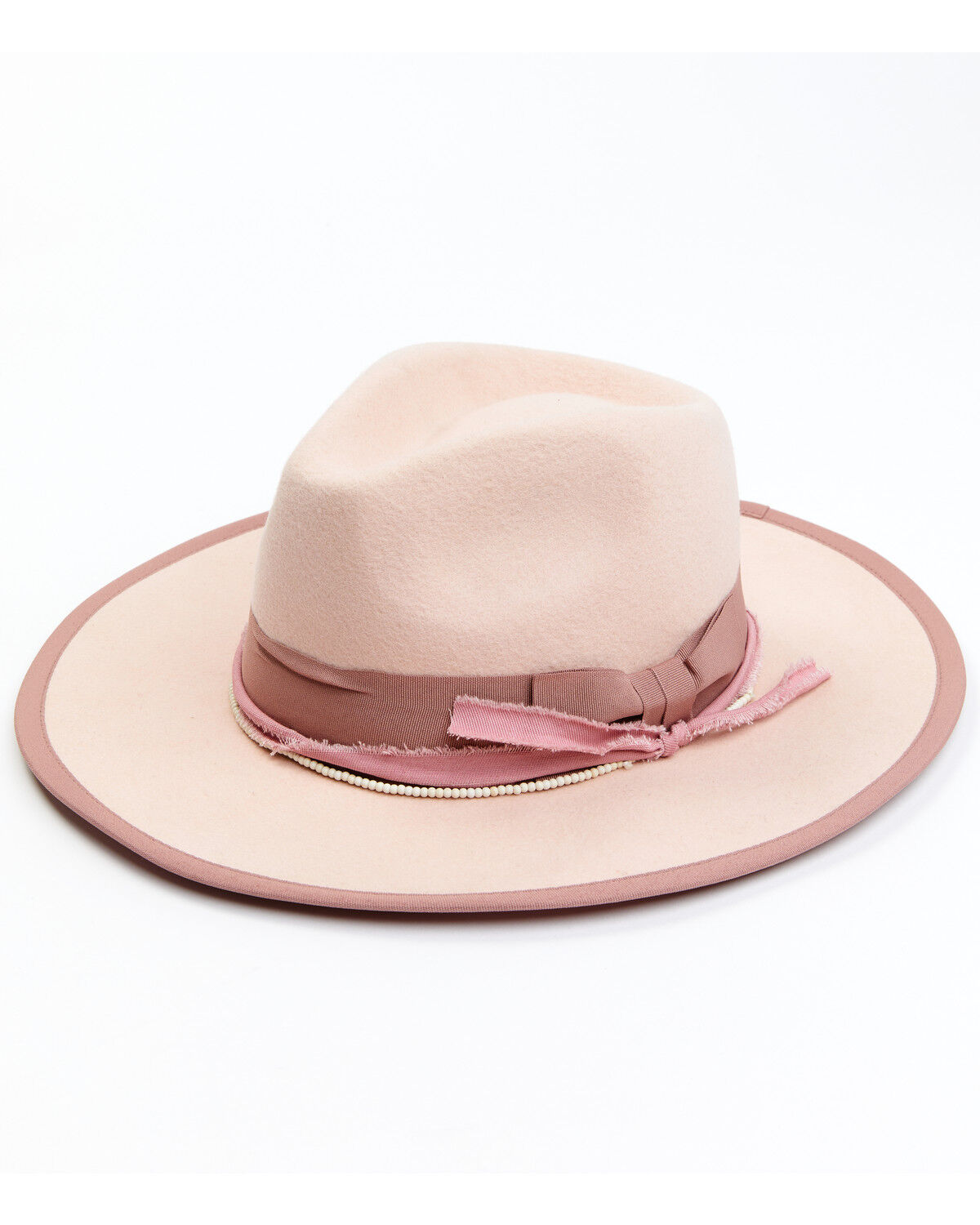 Image #1 - Shyanne Women's Rancher Tonal Fedora, Pink, hi-res