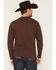 Image #4 - Dakota Grizzly Men's Jesse Long Sleeve 1/4 Button-Down Henley Shirt, Bark, hi-res