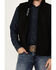 Image #3 - RANK 45® Men's Ralington Embroidered Softshell Vest, Black, hi-res