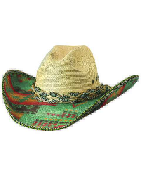 Bullhide Jeopardy Straw Cowboy Hat, Natural, hi-res