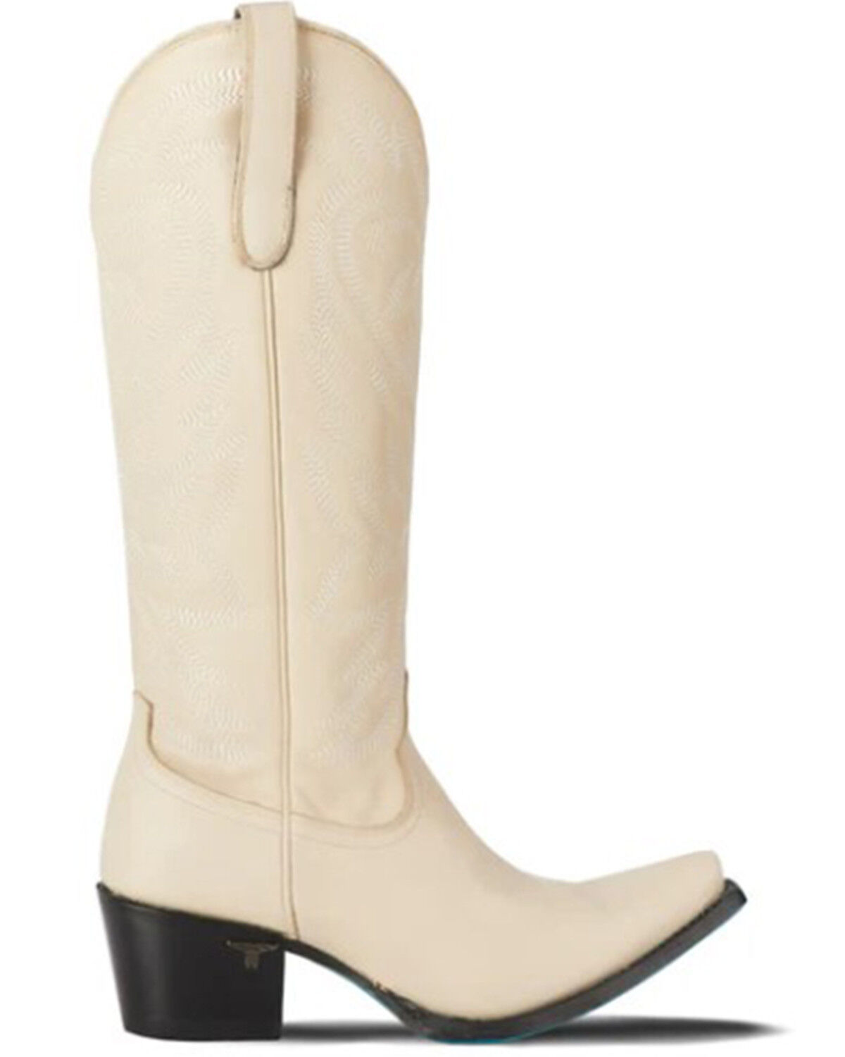 Image #2 - Lane Women's Smokeshow Tall Western Boots - Snip Toe, Ivory, hi-res
