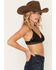 Image #2 - Fornia Women's Lace Bralette, Black, hi-res