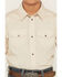 Image #3 - Gibson Trading Co Boys' Solid Basic Long Sleeve Pearl Snap Western Shirt, Tan, hi-res