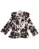 Image #1 - Wrangler Toddler Girls' Cow Print Sherpa Jacket, Brown, hi-res