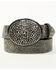 Image #1 - Idyllwind Women's Lovell Rhinestone Oval Buckle Belt, Black, hi-res
