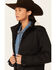 Image #2 - Outback Trading Co Women's Berber Lined Hooded Hattie Jacket , Black, hi-res