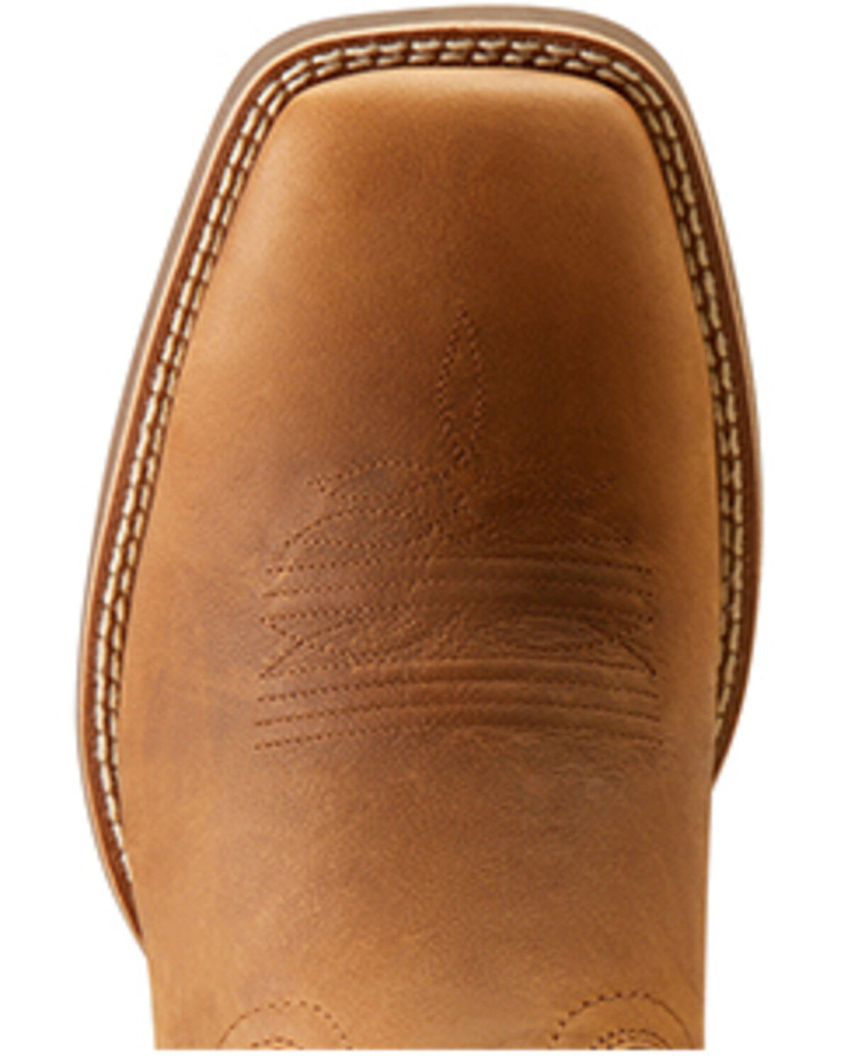 Image #4 - Ariat Men's Cowpuncher VentTek Western Boot - Broad Square Toe, Brown, hi-res