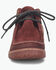 Image #3 - Born Women's Basin Suede Chukka Booties - Moc Toe, Burgundy, hi-res