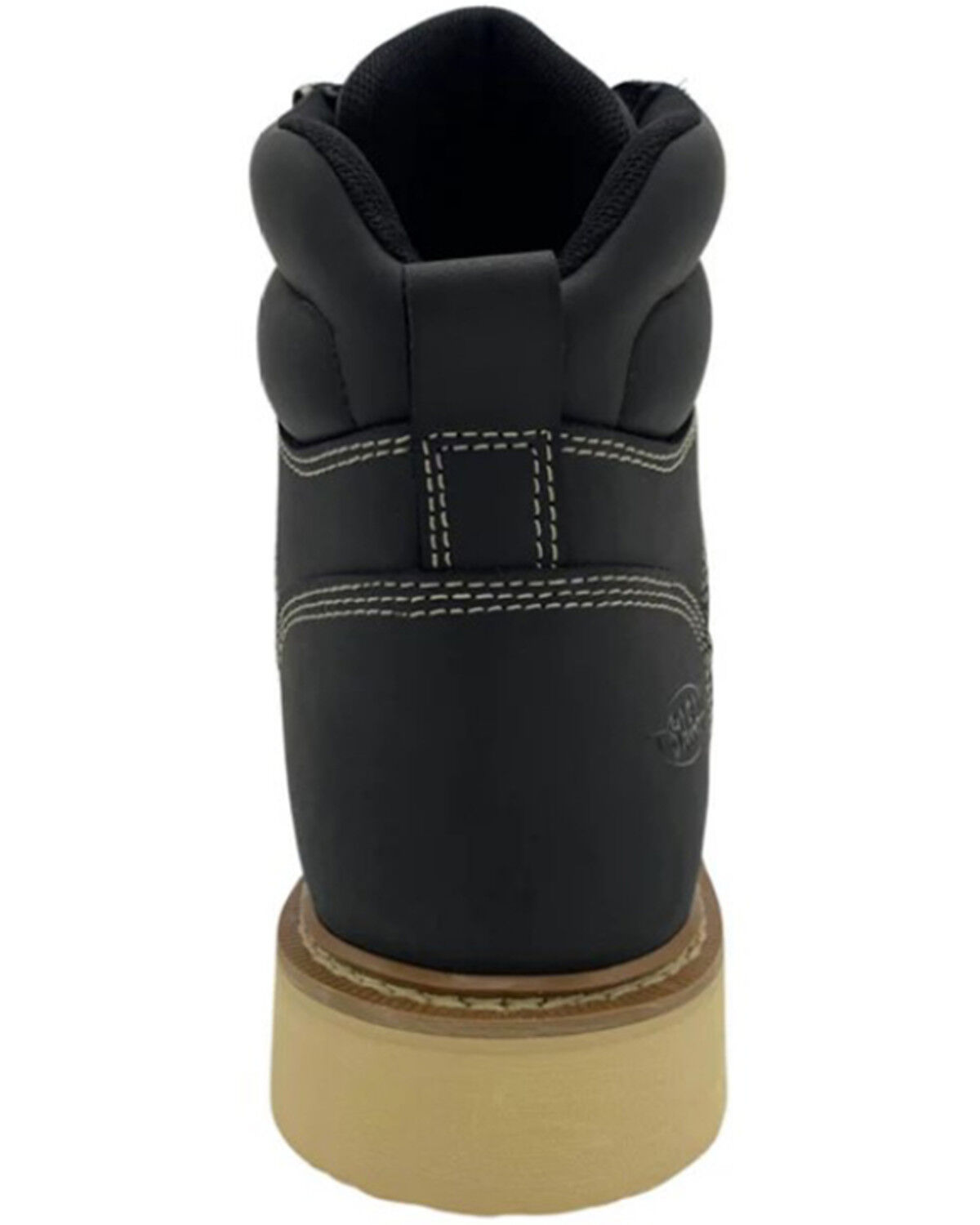 Image #4 - AdTec Men's 6" Safa Moc Work Boots - Soft Toe, Black, hi-res