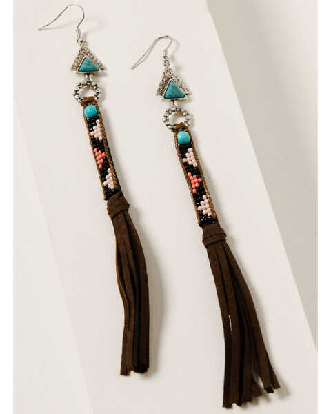 Image #1 - Idyllwind Women's All That Moves Tassel Earrings, Multi, hi-res