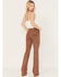 Image #3 - Idyllwind Women's Cowan Gypsy High Rise Coated Bootcut Jeans, Brown, hi-res