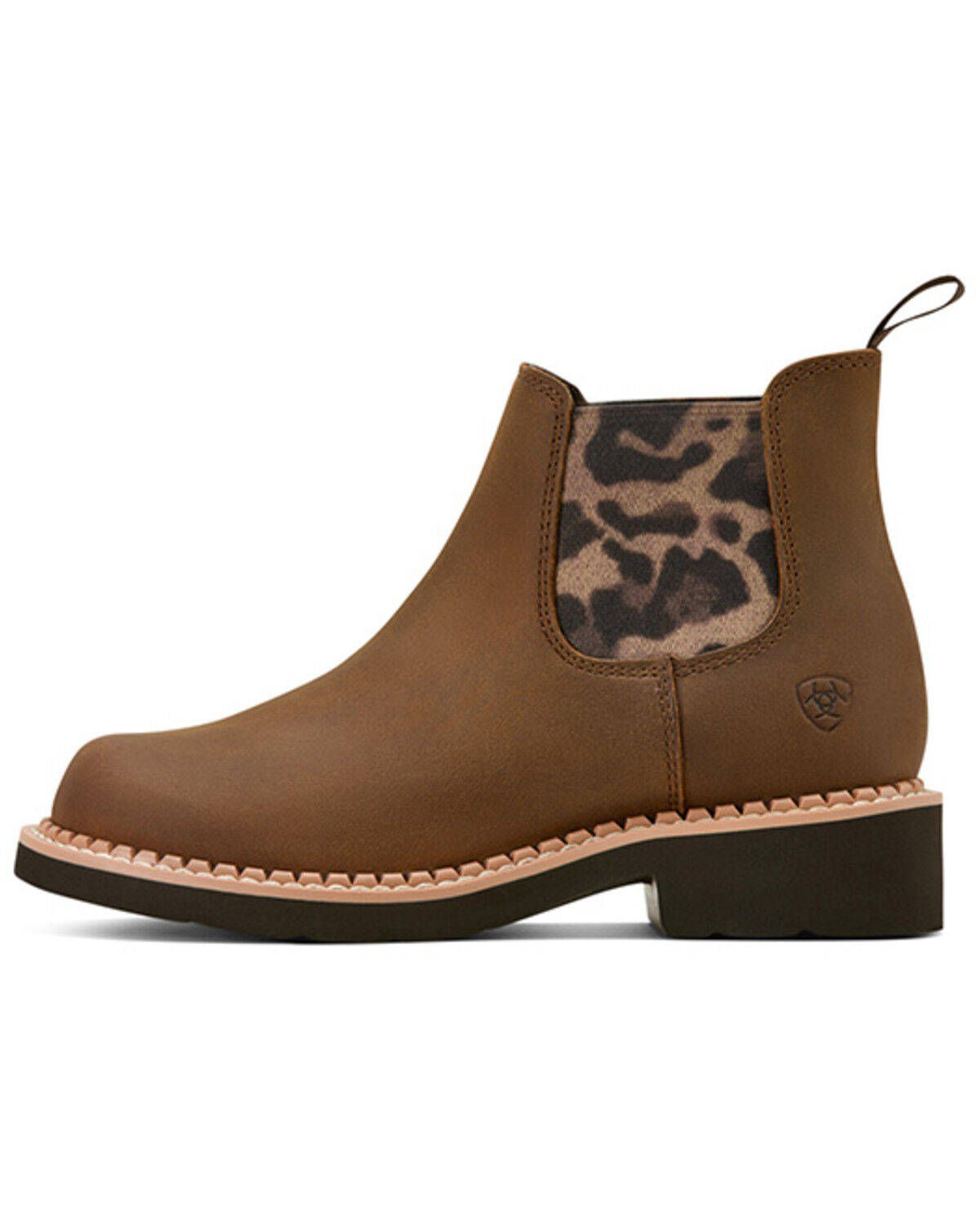 Image #2 - Ariat Girls' Fatbaby Chelsea Boots - Round Toe, Brown, hi-res