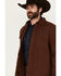 Image #2 - Dakota Grizzly Men's Major Solid Long Sleeve Button-Down Western Shirt, Rust, hi-res