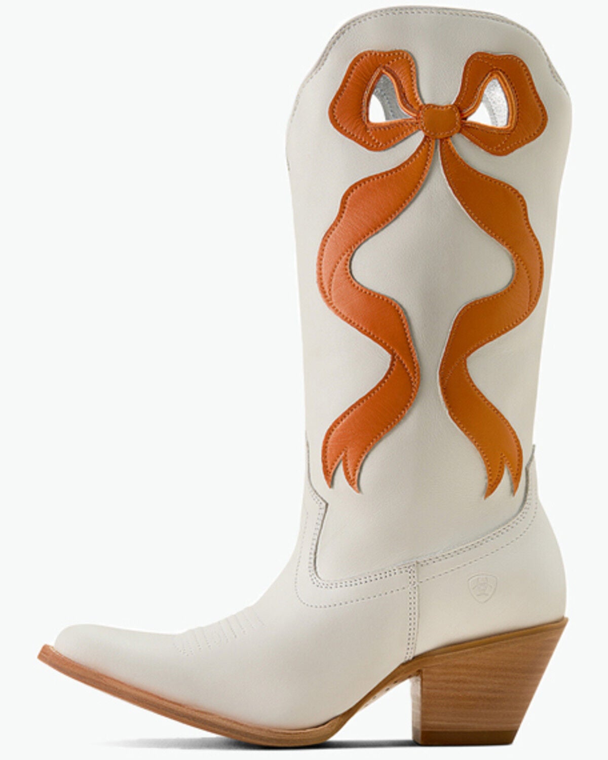 Image #2 - Ariat Women's Beaux Western Boots - Round Toe, White, hi-res