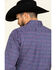 Stetson Men's Classic Medallian Geo Print Long Sleeve Western Shirt , Blue, hi-res