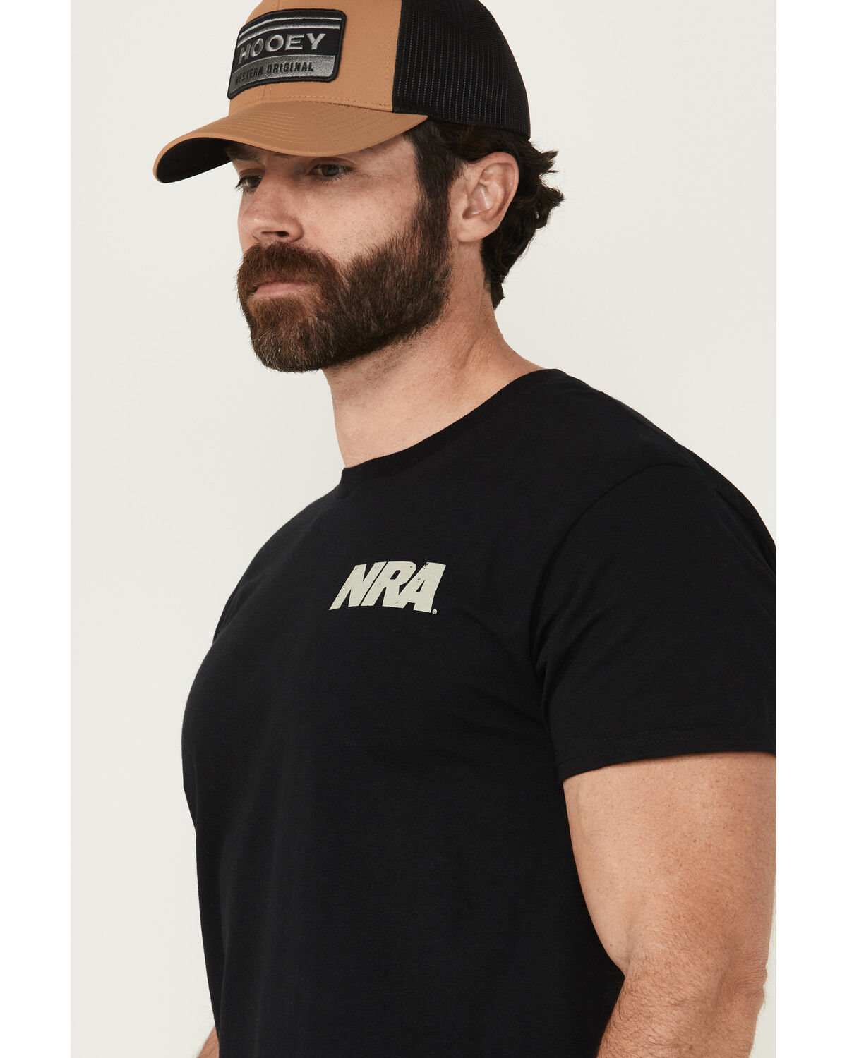 Image #3 - Buckwear Men's NRA We Plead The 2nd Short Sleeve Graphic Shirt, Black, hi-res
