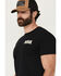 Image #3 - Buckwear Men's NRA We Plead The 2nd Short Sleeve Graphic Shirt, Black, hi-res