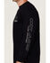 Image #4 - Cody James Men's FR Eagle Long Sleeve Graphic T-Shirt, Navy, hi-res