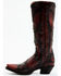 Image #3 - Dan Post Women's Daredevil Western Boots - Snip Toe, Red, hi-res