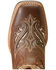 Image #4 - Ariat Girls' Round Up Bliss Western Boots - Broad Square Toe, Brown, hi-res