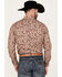 Image #4 - Rock & Roll Denim Men's Paisley Print Stretch Long Sleeve Snap Western Shirt, Red, hi-res