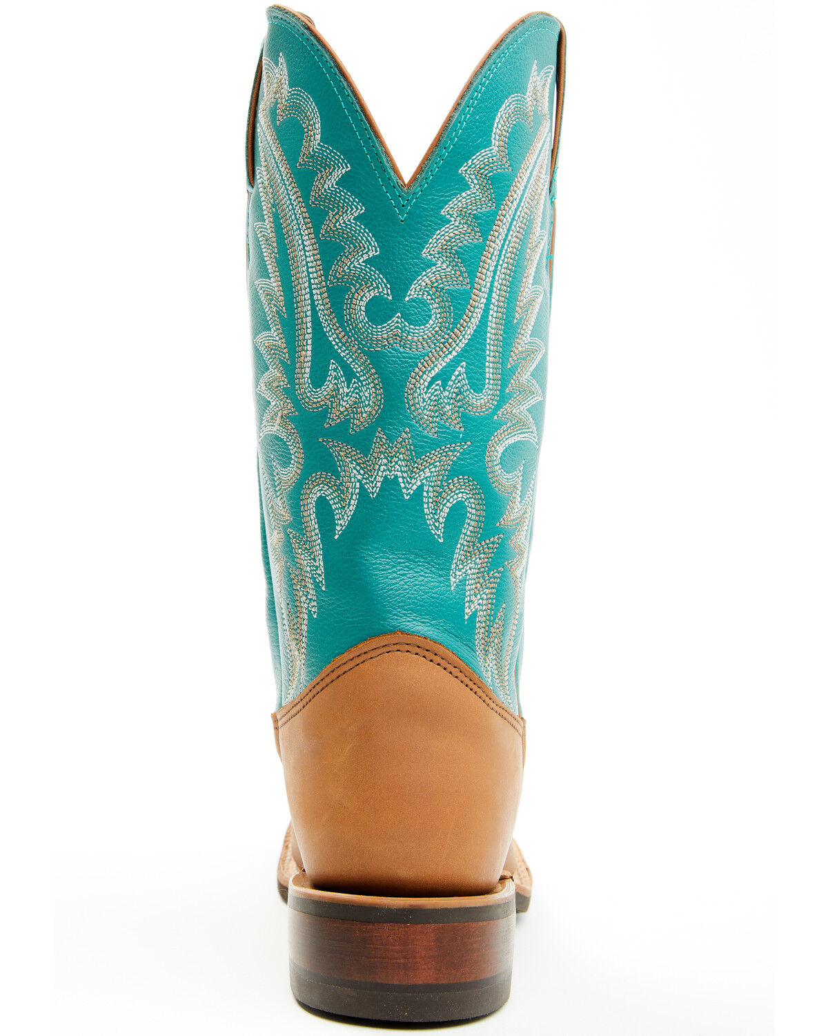 Image #5 - Justin Women's Shay Distressed Performance Western Boots - Broad Square Toe, Cognac, hi-res