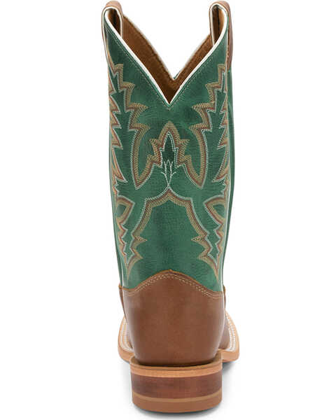 Image #5 - Justin Women's Bent Rail Kennedy Western Boots - Broad Square Toe, Tan, hi-res