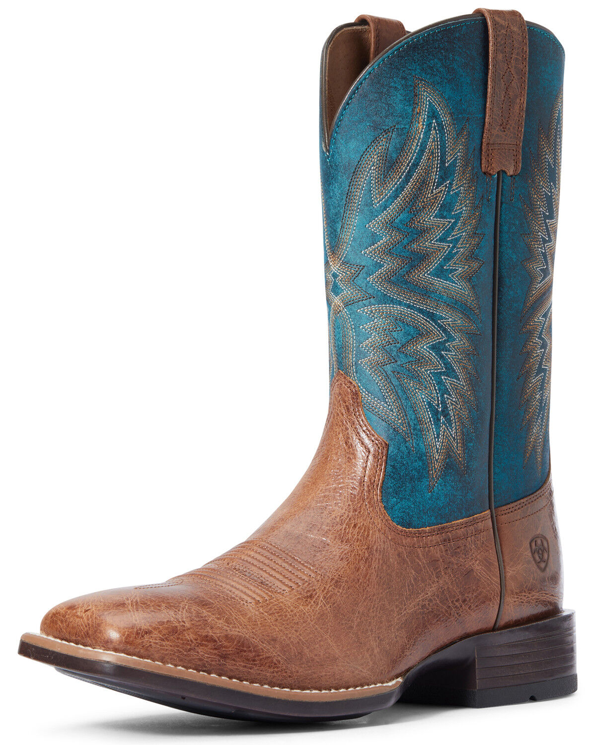 Image #1 - Ariat Men's Valor Western Performance Boots - Broad Square Toe, Brown, hi-res
