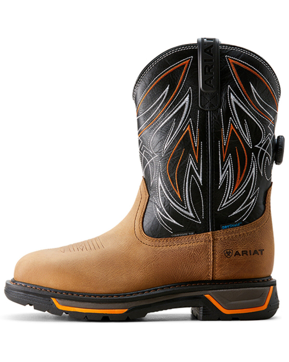 Image #2 - Ariat Men's Big Rig Waterproof Work Boots - Composite Toe, Brown, hi-res