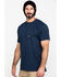 Image #3 - Ariat Men's Rebar Cotton Strong American Grit Work T-Shirt , Navy, hi-res