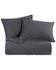 Image #2 - HiEnd Accents Charcoal Stonewashed Cotton Canvas King Coverlet Set  , Charcoal, hi-res
