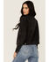 Image #4 - Veveret Women's Denim Jacket, Black, hi-res