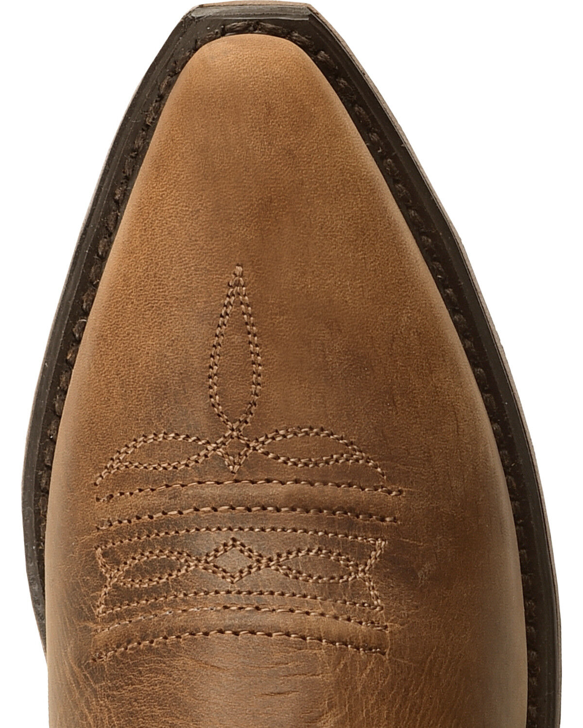 Image #6 - Abilene Women's Distressed 7" Western Boots - Snip Toe, Brown, hi-res