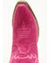 Image #6 - Dingo Little Girls' Thunder Road Suede Western Boots - Snip Toe, Pink, hi-res