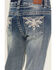 Shyanne Girls' Floral Dreamcatcher Bootcut Jeans , Blue, hi-res