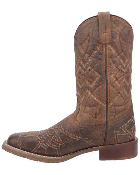 Image #3 - Laredo Men's Chauncy Western Boots - Broad Square Toe, Taupe, hi-res