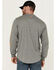 Image #4 - Hawx Men's Logo Long Sleeve Knit Work T-Shirt - Tall, Heather Grey, hi-res